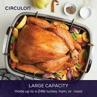 Circulon® Nonstick 17"x13" Roasting Pan with Rack