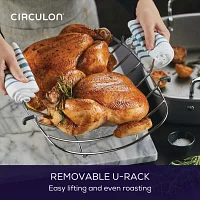 Circulon® Nonstick 17"x13" Roasting Pan with Rack