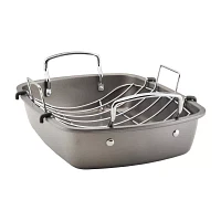 Circulon® Nonstick 17"x13" Roasting Pan with Rack