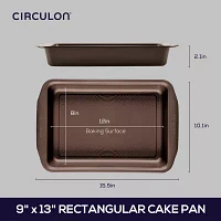 Circulon® Nonstick Bakeware, 9x13-Inch Cake Pan, Chocolate