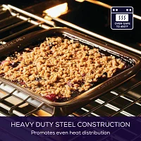 Circulon® Nonstick Bakeware, 9-Inch Square Cake Pan, Chocolate