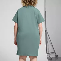 PUMA Short Sleeve T-Shirt Dress Plus