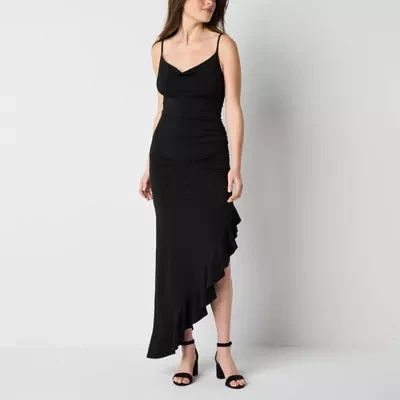 Emerald Sundae Womens Sleeveless Midi Bodycon Dress Juniors