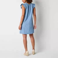 Isabel & Nina Womens Short Sleeve Shift Dress