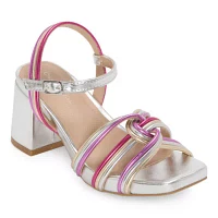 Christie & Jill Little Big  Girls Honor Block Heel Pumps