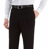 Stafford® Travel Sharkskin Pleated Dress Pants - Classic