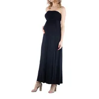24/7 Comfort Apparel Sleeveless Empire Waist Maxi Dress