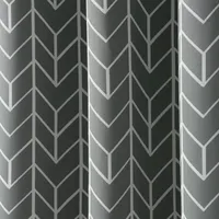 Sun Zero Kenwood Chevron Energy Saving Blackout Grommet Top Single Curtain Panel