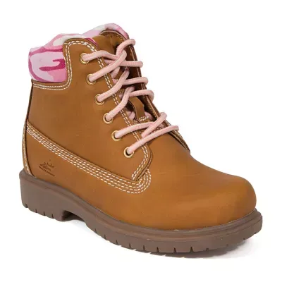 Deer Stags Little & Big Girls Mak2 Waterproof Lace-Up Boots