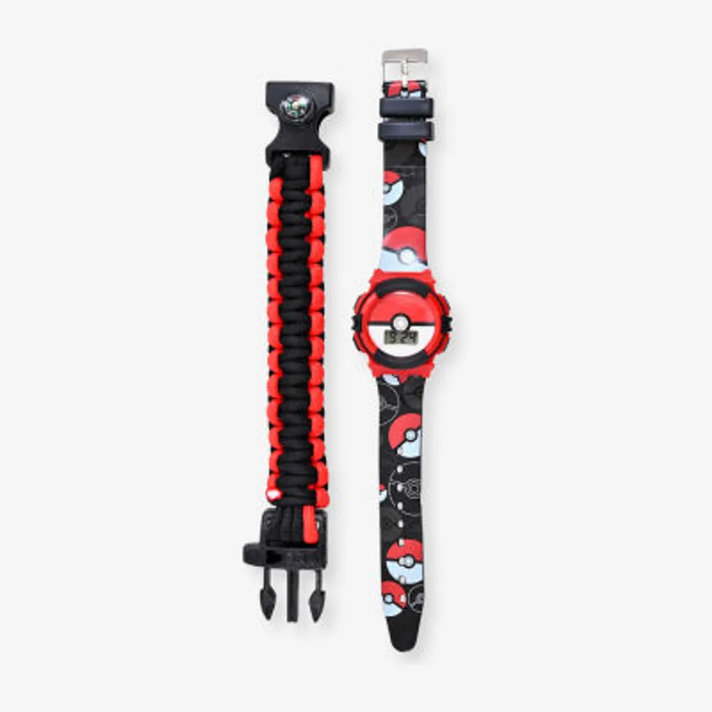 Pokeman Boys Digital Multicolor 2-pc. Watch Boxed Set Pok40023jc