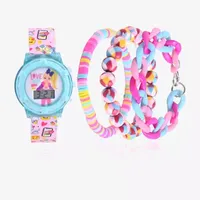 JoJo Siwa Girls Multicolor 4-pc. Watch Boxed Set Joj40174jc