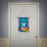 National Tree Co. Easter Greetings Banner Wall Sign