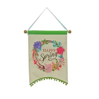 National Tree Co.  Happy Spring Banner Wall Sign