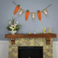 National Tree Co. Carrot And Bunny Easter Banner Wall Sign
