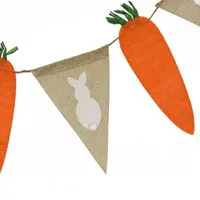 National Tree Co. Carrot And Bunny Easter Banner Wall Sign