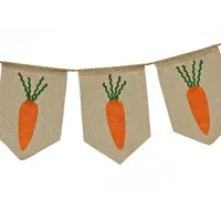 National Tree Co. Carrots Easter Banner Wall Sign