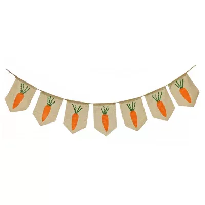 National Tree Co. Carrots Easter Banner Wall Sign