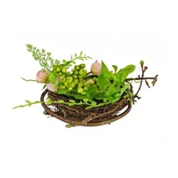 National Tree Co. Bird’s Nest And Berries Easter Tabletop Decor