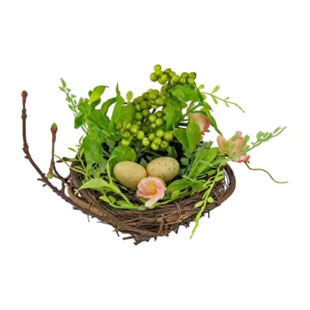 National Tree Co. Bird’s Nest And Berries Easter Tabletop Decor