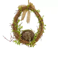 National Tree Co. Bird’s Nest Twig Wall Décor Wreath