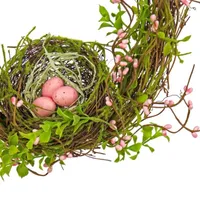 National Tree Co. Bird’s Nest Twig Wall Décor Wreath