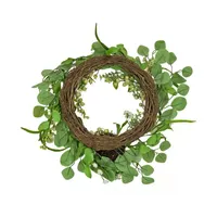 National Tree Co. Daisies And Berries Wreath