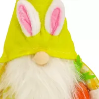 National Tree Co. Yellow Easter Bunny Gnome Tabletop Decor