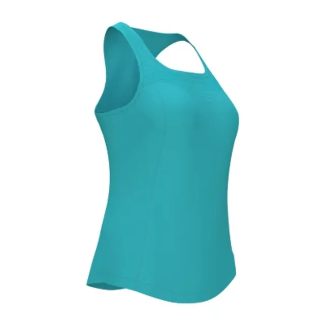 Flirtitude Juniors Womens Round Neck Sleeveless Active Tank Top