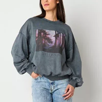 Arizona Juniors Womens Crew Neck Long Sleeve Sweatshirt