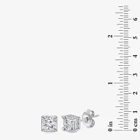 Tru Miracle 1 CT. T.W. Lab Grown White Diamond 10K White Gold 5.6mm Stud Earrings