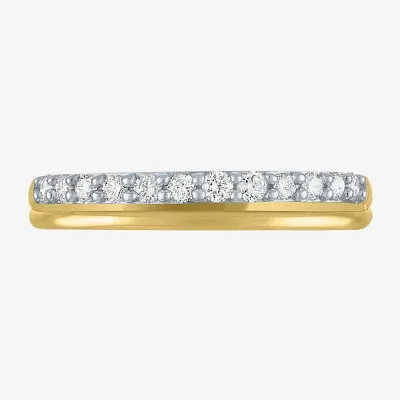 (G-H / Si2-I1) 1/4 CT. T.W. Lab Grown White Diamond 10K Gold Band