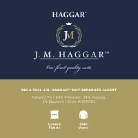 Big & Tall J.M. Haggar™ Tailored Fit Suit Separate Jacket