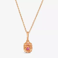 Le Vian® Grand Sample Sale™ Pendant featuring 5/8 CT. Passion Ruby™ 1/4 CT. Nude Diamonds™ Chocolate Diamonds® set in 14K Strawberry Gold®