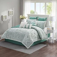 Stratford Park Ylona 9-pc. Damask + Scroll Lightweight Comforter Set