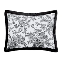 Laurel Manor Toile Garden Cotton Comforter Set