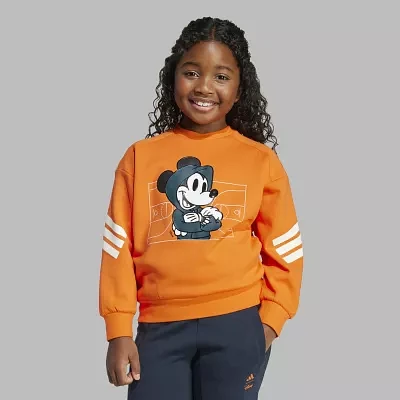 adidas Unisex Crew Neck Long Sleeve Mickey Mouse Sweatshirt