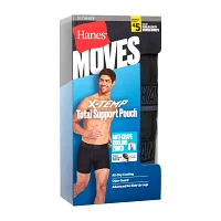 Hanes Moves Xtemp Performance Total Support Pouch Bonus Pack Mens 5 Boxer Briefs