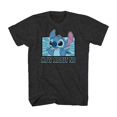 Big and Tall Mens Crew Neck Short Sleeve Regular Fit Stitch Graphic T-Shirt