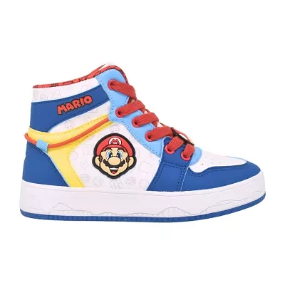 Super Mario Bros Boys Hightop Sneaker