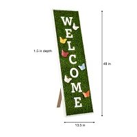 Linden Street 48in Welcome Easter Porch Sign