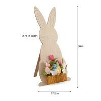 Linden Street 36in Bunny Easter Porch Sign