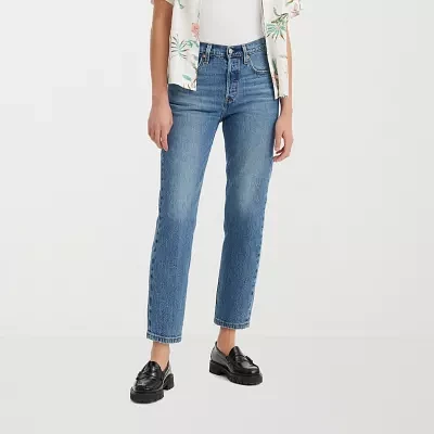 Levi's® Womens High Rise 501 Crop Straight Leg Jean