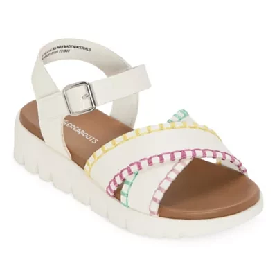 Thereabouts Little & Big  Girls Sara Strap Sandals