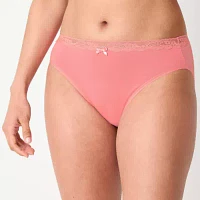 Ambrielle Cotton High Cut Panty