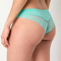 Ambrielle Seamless Lace Cheeky Panty 14p050
