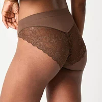 Ambrielle Seamless  Lace High Cut Panty 12p050