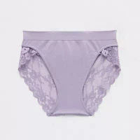 Ambrielle Seamless  Lace High Cut Panty 12p050