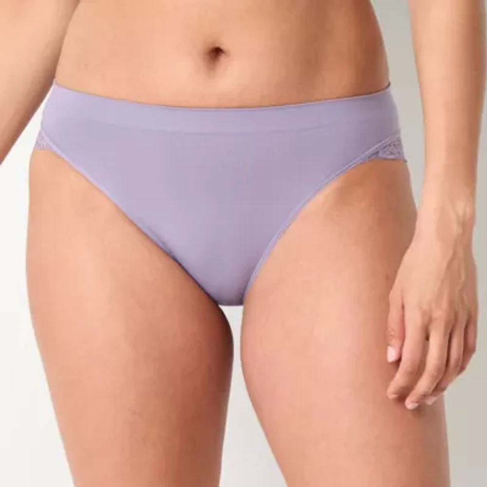 Ambrielle Seamless Lace High Cut Panty 12p050