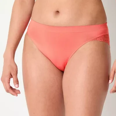 Ambrielle Seamless  Lace High Cut Panty 12p050