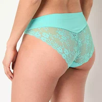 Ambrielle Seamless  Lace High Cut Panty 12p050